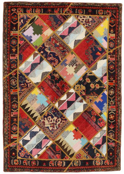 Patchwork Persian Rug 205x144