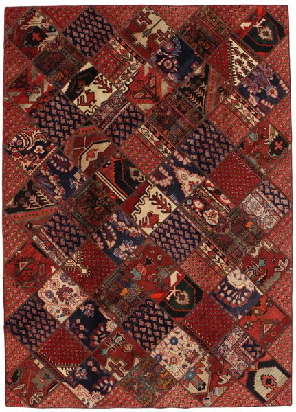 Patchwork Persian Rug 300x215