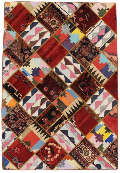 Patchwork Persian Rug 216x148