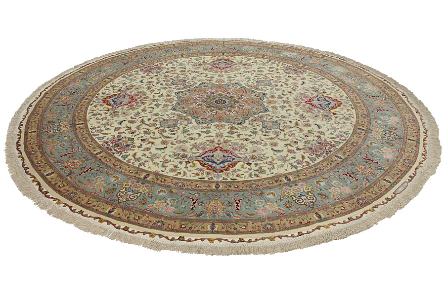 Tabriz Persian Rug 293x293 - Picture 1