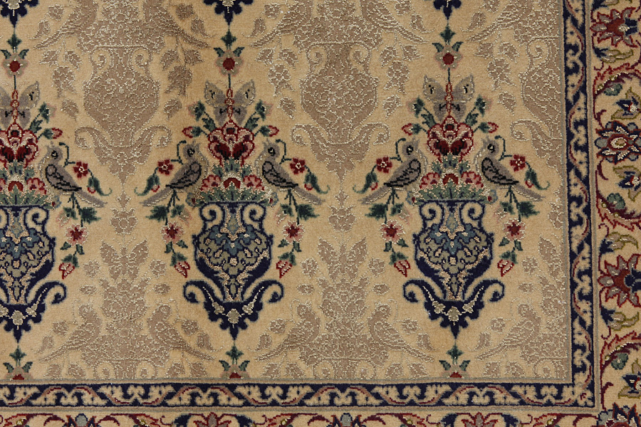 Isfahan Persian Rug 301x197 - Picture 9