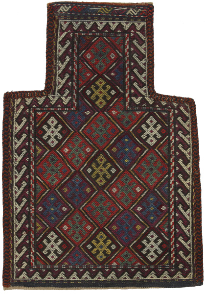 Qashqai - Saddle Bag Persian Rug 54x38