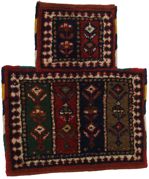 Afshar - Saddle Bag Persian Rug 48x40