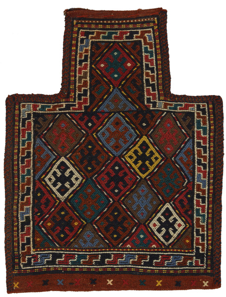 Qashqai - Saddle Bag Persian Rug 51x39