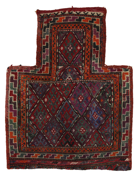 Qashqai - Saddle Bag Persian Rug 50x44