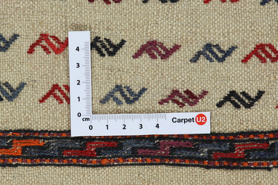 Qashqai - Saddle Bag Persian Rug 60x38 - Picture 3