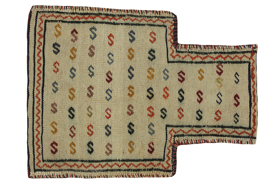 Qashqai - Saddle Bag Persian Rug 49x36 - Picture 1