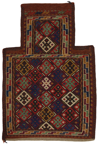 Qashqai - Saddle Bag Persian Rug 52x35