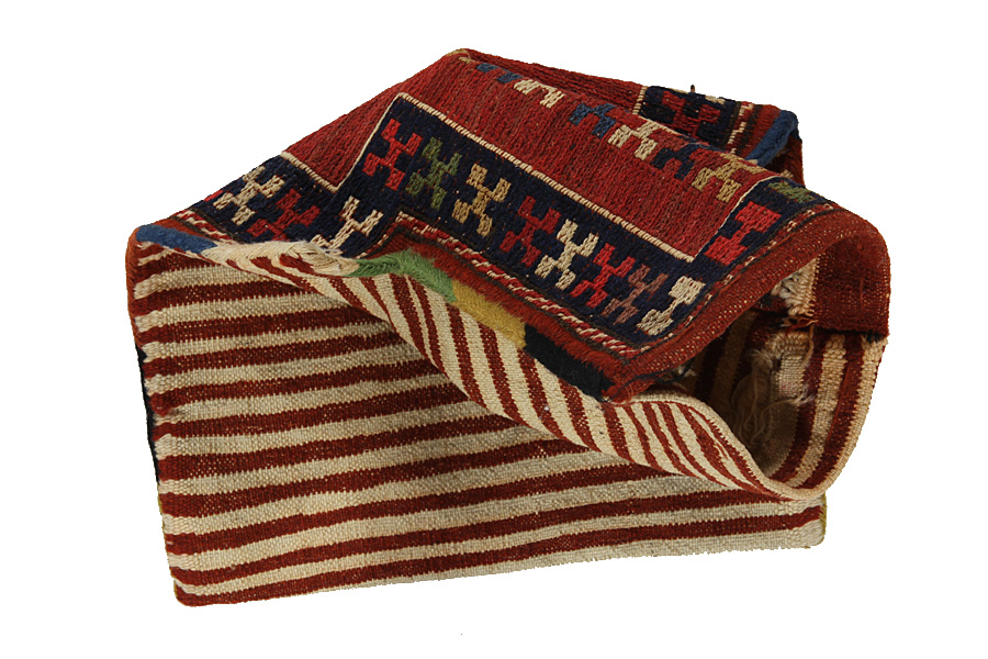 Qashqai - Saddle Bag Persian Rug 46x31 - Picture 2