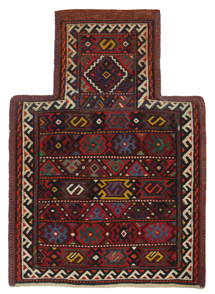 Qashqai - Saddle Bag Persian Rug 54x38
