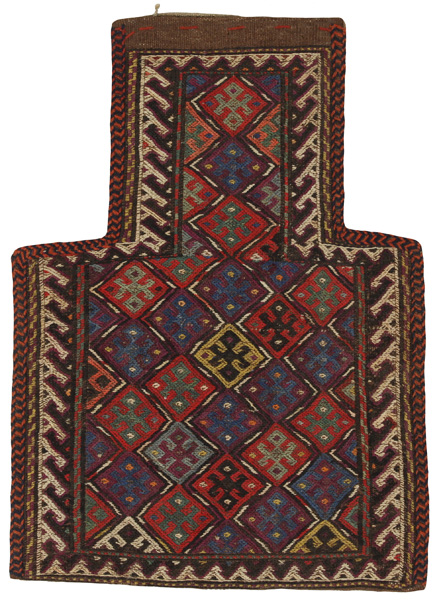 Qashqai - Saddle Bag Persian Rug 52x38