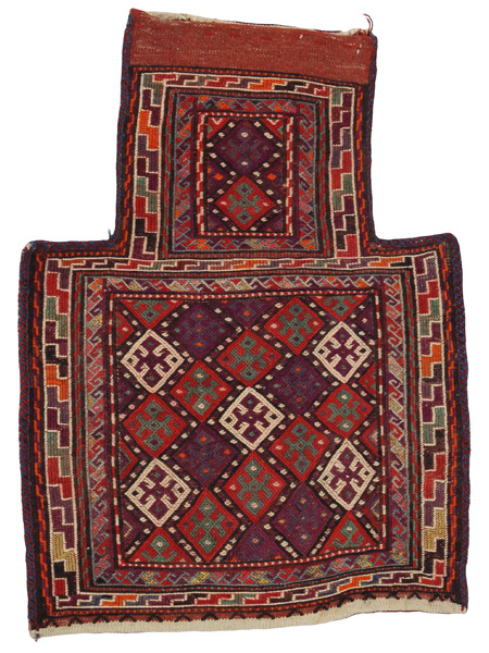 Qashqai - Saddle Bag Persian Rug 50x37