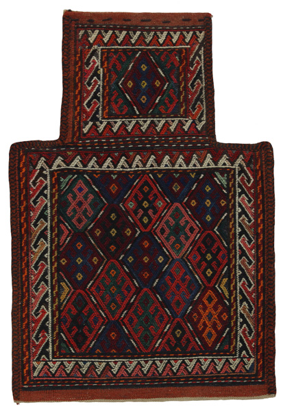 Qashqai - Saddle Bag Persian Rug 55x38