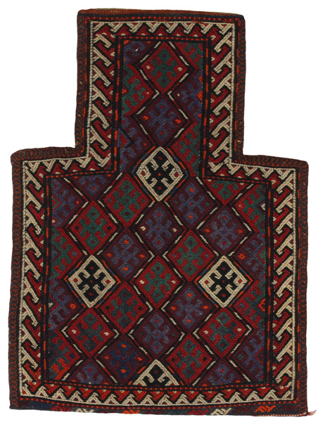 Qashqai - Saddle Bag Persian Rug 51x38