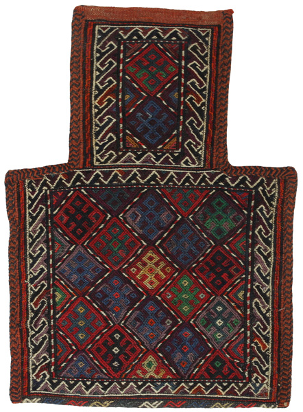 Qashqai - Saddle Bag Persian Rug 51x36