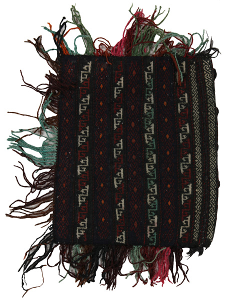 Turkaman - Saddle Bag Afghan Rug 39x34