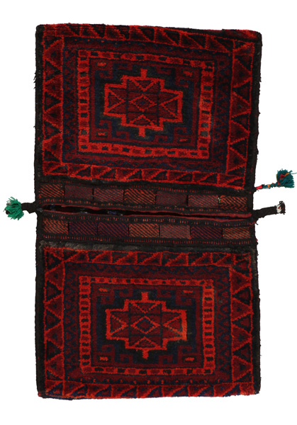 Jaf - Saddle Bag Turkmenian Rug 98x57