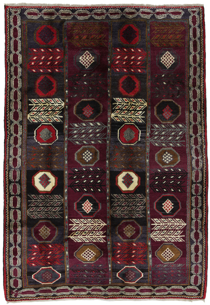 Gabbeh - Qashqai Persian Rug 212x151