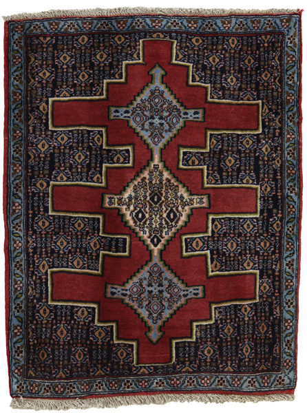 Senneh - Kurdi Persian Rug 98x75