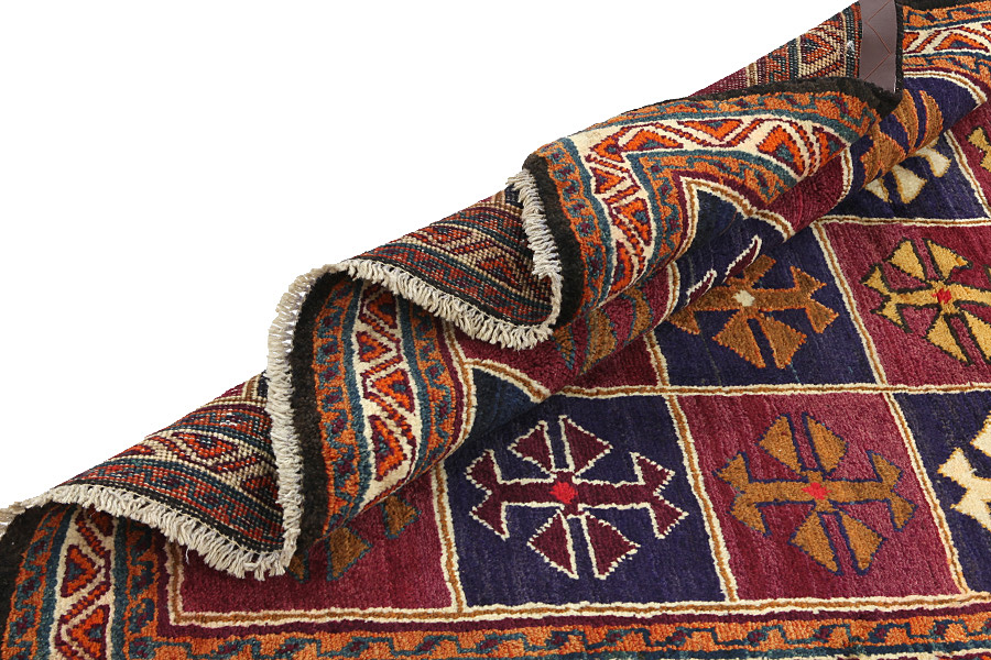 Bakhtiari - Qashqai Persian Rug 203x140 - Picture 3