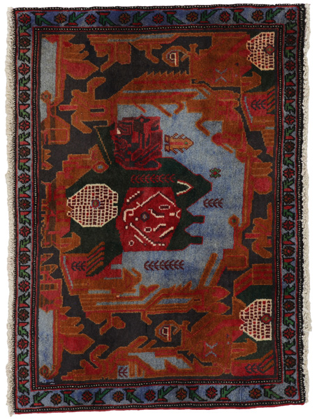 Koliai - Kurdi Persian Rug 85x80