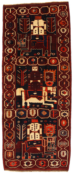 Bakhtiari - Qashqai Persian Rug 349x143