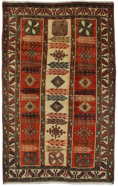 Gabbeh - Qashqai Persian Rug 217x133