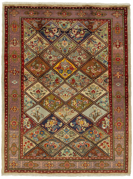 Bakhtiari Persian Rug 190x145