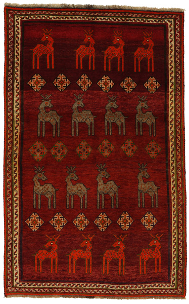 Gabbeh - Qashqai Persian Rug 198x126