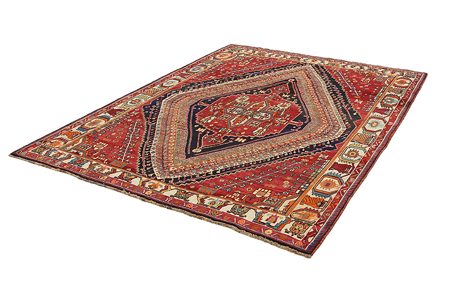 Qashqai - Shiraz Persian Rug 290x208 - Picture 2