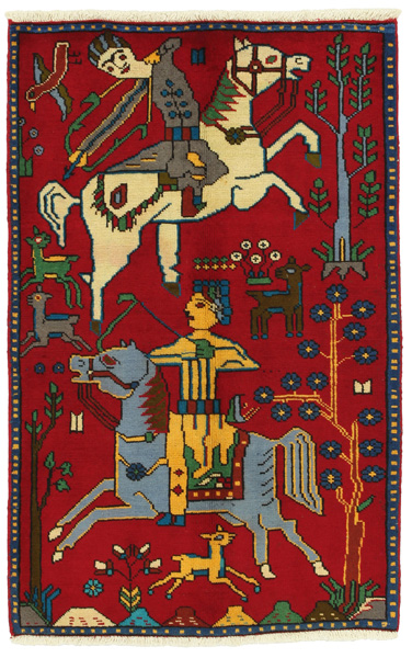 Bijar - Kurdi Persian Rug 146x94