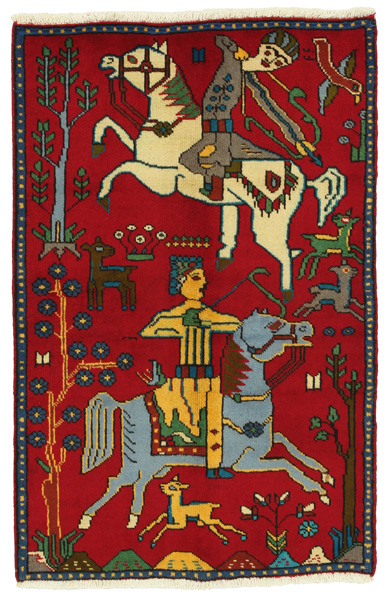 Bijar - Kurdi Persian Rug 143x94
