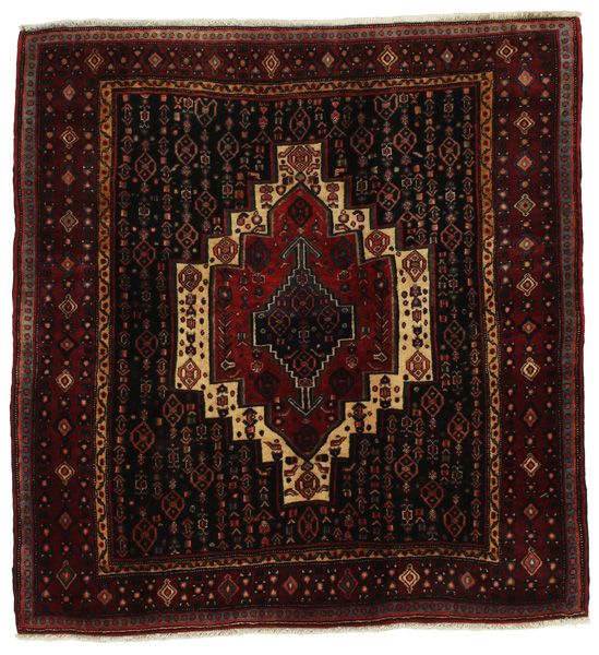 Senneh - Kurdi Persian Rug 137x130