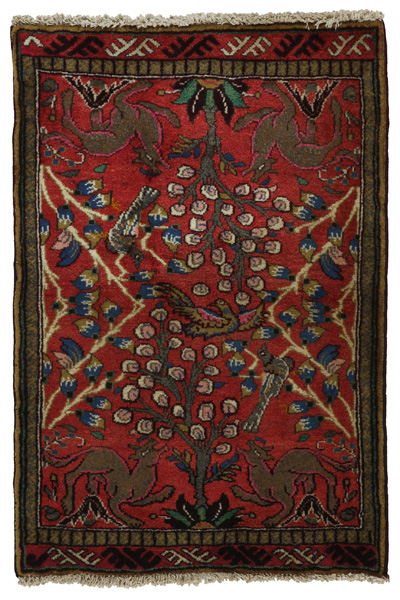 Bijar - Kurdi Persian Rug 98x67