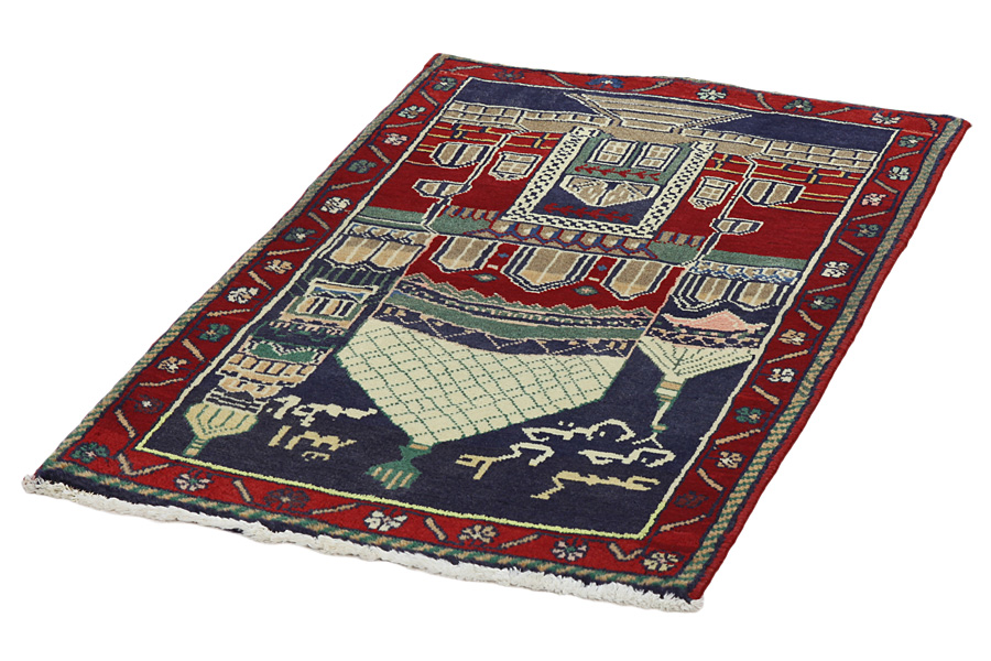 Bijar Persian Rug 101x68 - Picture 2
