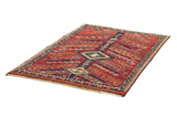 Qashqai - old Persian Rug 208x138 - Picture 2