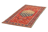Gabbeh - old Persian Rug 204x96 - Picture 2