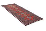 Senneh - Kurdi Persian Rug 267x100 - Picture 1