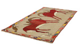 Gabbeh - Qashqai Persian Rug 272x145 - Picture 2