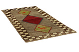 Gabbeh - Qashqai Persian Rug 255x125 - Picture 1