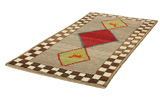 Gabbeh - Qashqai Persian Rug 255x125 - Picture 2