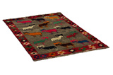 Gabbeh - Qashqai Persian Rug 170x108 - Picture 1