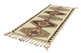 Gabbeh - Qashqai Persian Rug 332x130 - Picture 2