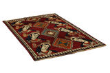 Gabbeh - Qashqai Persian Rug 190x121 - Picture 1