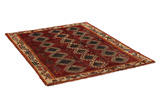 Gabbeh - Qashqai Persian Rug 191x141 - Picture 1