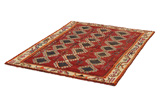 Gabbeh - Qashqai Persian Rug 191x141 - Picture 2