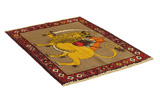 Kashkooli - Gabbeh Persian Rug 140x104 - Picture 1