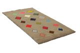 Gabbeh - Qashqai Persian Rug 186x100 - Picture 1
