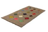 Gabbeh - Qashqai Persian Rug 186x100 - Picture 2