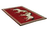 Gabbeh - Qashqai Persian Rug 185x120 - Picture 1